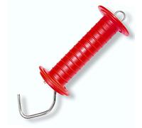 NORBI-LAND Electric Fence Heavy Duty GATE Handle - Fencing Internal Spring Hook (3, RED)