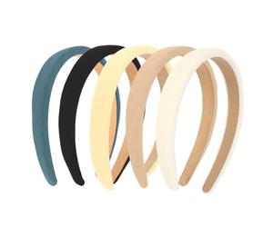Norbiariz 5 Pack Plain Headbands for Women Cute Headbands Hair Accessories for Women Non Slip Headband Girls Fashion Cute Head Bands for Women's Hair Tiaras Headdresses