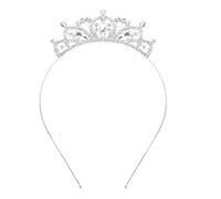 Norbiariz Cute Sparkly Headband Rhinestone Headbands Silver Diamond Headdresses Hair Accessories Headbands for Women Non Slip Headband Girls Fashion Head Bands for Women's Hair Tiaras