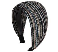 Norbiariz Wide Headband for Women Headbands Breathable mesh Hair bands Hair Accessories for Women Non Slip Headband Girls Fashion Cute Head Bands Tiaras Headdresses Blue