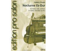 Norcurne Es-Dur / Nocturne mode majeur pour ensemble de salon (partition de piano et voix)