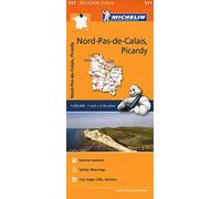 Nord-Pas-de-Calais, Picardy - Michelin Regional Map 511: Map