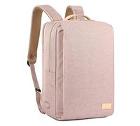 Nordace Siena - 15.6 Inch Laptop Backpack for Men & Women with USB Charging Port, Waterproof - Daily, Travel, or Work, Pink, 19L, Travel Backpacks