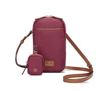 Nordace Siena Nexus Phone Crossbody Bag - RFID Blocking Card Slots and Detachable Pouch for Travel Phone Shoulder Bag, Burgundy, Standard, Travel Crossbody Bag