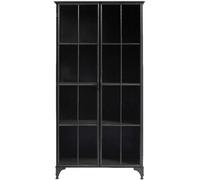 NORDAL Downtown Black 2 Door Display Cabinet