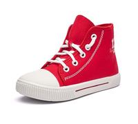 Nordan 910350 Comfortable and Stylish Canvas Sneakers for Kids: Perfect Footwear for Active Little Feet, Featuring Durable Design, Breathability, and Vibrant Colors Rot 0200 28 11