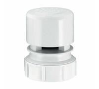 Nordara 1.5" Air Admittance Valve Pipe Vent 40mm 43mm Compression in White Nordara White