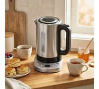 Nordara 1.7L, Fast Boil, 3kW Water Kettle with UK Strix Thermostat in Metallic Silver Nordara Metallic Silver