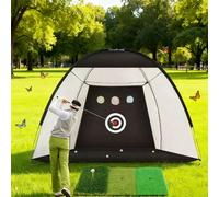 Nordara 10x7ft Golf Practice Net Hitting Training Indoor Outdoor UK in Black Nordara Black