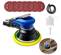 Nordara 11000RPM 6INCH AIR RANDOM ORBITAL PALM SANDER 150MM PAD POWER POLISHER in Blue | Size: 1000mm × 5000mm Nordara Blue 1000mm × 5000mm