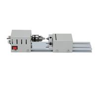 Nordara 12-24V 96W Mini Lathe 6 in 1 DIY Metal Wood Drilling Tool in Grey Nordara Grey