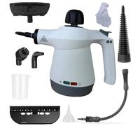 Nordara 1200W Handheld Steam Cleaner with 11 Accessories for Home & Kitchen in White Nordara White