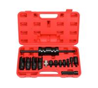 Nordara 14pc Diesel Injector Puller Kit with Rail Adapter & Slide Hammer in Black Nordara Black