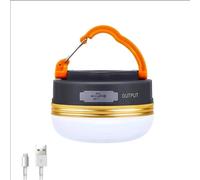 Nordara 1pcs Rechargeable USB LED Camping Lantern Portable Tent Light in White Nordara White
