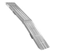 Nordara 1x FOLDING VEHICLE RAMP KCT Folding Loading Ramp Heavy Duty in Silver | Size: 10000mm x 520mm Nordara Silver 10000mm x 520mm