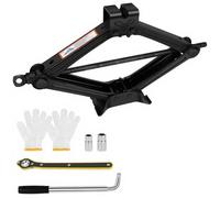 Nordara 2.5T Scissor Jack Kit Car Heavy Duty Garage Tire Wheel Lug in Black Nordara Black
