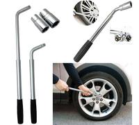 Nordara 2.5Ton Scissor Jack & Wheel Telescopic Car Van Brace Socket Tyre in Black Nordara Black