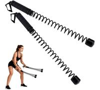 Nordara 2 Cordless Battle Ropes Portable Workout Ropes for Home in Black | Size: 1.25kg Nordara Black 1.25kg