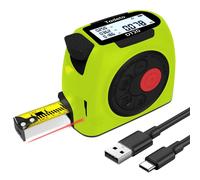 Nordara 2-in-1 Laser Tape Measure | Size: 1000mm × 3000mm Nordara Multicolor 1000mm × 3000mm