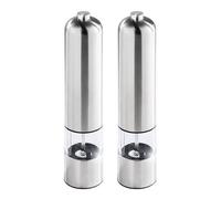 Nordara 2 X LIGHT UP ELECTRIC SALT & PEPPER MILL in Silver | Size: 100 cm Nordara Silver 100 cm