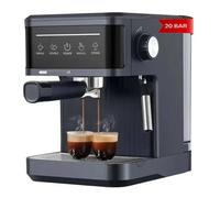 Nordara 20 Bar 1.8L Coffee Machine Espresso Maker with Milk Frother in Black Nordara Black