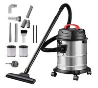 Nordara 20L Wet Dry Vacuum Cleaner Heavy Duty Garage Workshop Vac in Silver Nordara Silver