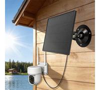 Nordara 20W Solar Panel, Security Camera Battery in Black Nordara Black