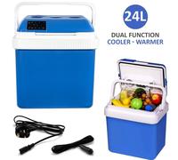 Nordara 24L Portable Electric Cool Box 12V/240V Hot & Cold in Blue Nordara Blue