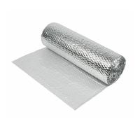 Nordara 25m Yuzet Double Aluminium Bubble Foil Insulation 1.2m Wide in Silver Nordara Silver