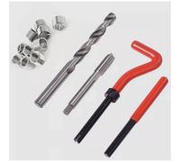 Nordara 25Pcs M6 x 1.0 Helicoil Thread Repair Insert Kit Tool UK in Silver Nordara Silver