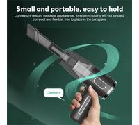Nordara 29000Pa Cordless Car Vacuum Cleaner Wet/Dry Strong Suction Handheld in Black Nordara Black