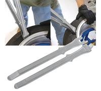 Nordara 2Pcs 16" Motorcycle Tyre Bead Breaker Lever Set Heavy Duty in Silver Nordara Silver