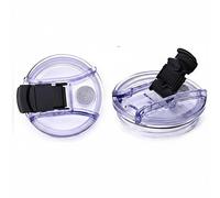 Nordara 2Pcs 40oz Tumbler Replacement Lid Flip Top Straw Hole Leak Proof Cap in Black Nordara Black