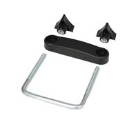Nordara 2PCS 6CM U Bolt Clamp Roof Rack Bracket Roof Box Luggage Rack in Black | Size: 0.5m x 1m Nordara Black 0.5m x 1m
