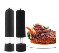 Nordara 2pcs Electric Salt & Pepper Mill Grinder in Black | Size: 100 cm Nordara Black 100 cm