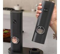 Nordara 2x Electric Salt & Pepper Grinder in Black | Size: 100 cm Nordara Black 100 cm
