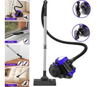 Nordara 3000W Bagless Compact Cylinder Vacuum Cleaner Hoover1.5L 30Kpa Power in Black Nordara Black