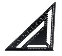 Nordara 30CM 12" Aluminium Roofing Speed Square Rafter Angle Guide in Black Nordara Black
