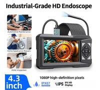 Nordara 4.3 inch HD1080P Industrial Endoscope Camera for Pipe Car Repair in Black Nordara Black