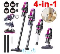 Nordara 4-in-1 Cordless Stick Handheld Vacuum Cleaner Lightweight in Grey | Size: 100 cm x 15 cm Nordara Grey 100 cm x 15 cm