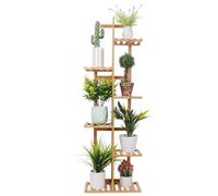 Nordara 40*20.2*121.9cm Bamboo Plant Stand Multiple Flower Pot Shelf in Natural Nordara Natural