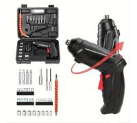 Nordara 48 in 1 Cordless Drill Driver Screwdriver Set Rechargeable in Black Nordara Black