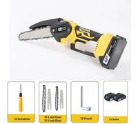 Nordara 48V Handheld Electric Chainsaw Mini Cordless Chainsaw in Black | Size: 2.5kg Nordara Black 2.5kg