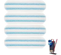 Nordara 4x Microfiber Mop Refill Pads for Vileda H2PrO Flat Mop Nordara Multicolor