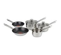 Nordara 5 Pcs Cookware Frypan Saucepan Set, Induction Compatible in Silver Nordara Silver