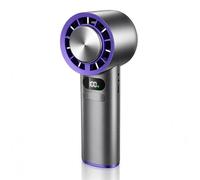 Nordara 5 Speed Adjustable Portable Handheld Turbo Rechargeable Desktop Fan in Grey Nordara Grey