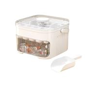 Nordara 50 Cube Ice Maker Tray Double Layer Ice Box white | Size: 0.6m2 Nordara White 0.6m2