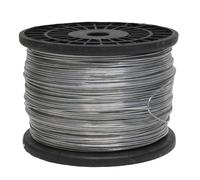 Nordara 500M Galvanised Electric Fencing Wire 1.6MM Solid Reel in Silver Nordara Silver