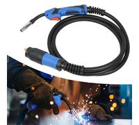 Nordara 5M MIG MAG Welding EURO Torch MB15 Welder Gun Complete Connector in Black Nordara Black 5m