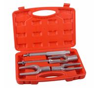 Nordara 5pc Tie Rod Ball Joint Pitman Arm Splitter Tool Kit in Red Nordara Red